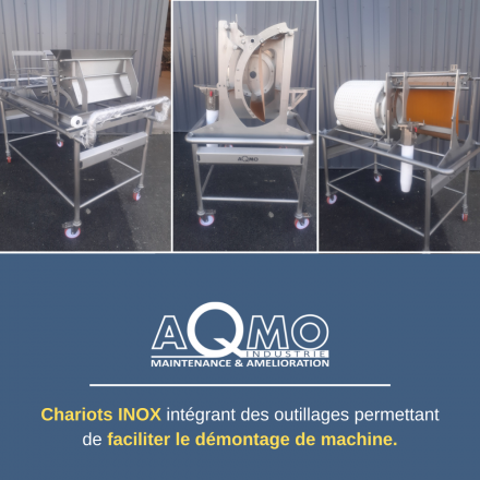 Chariots inox outillages